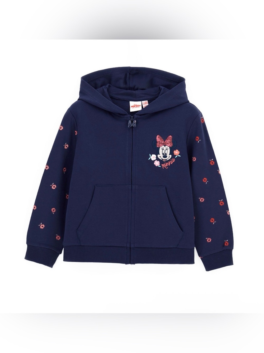 Minnie Mouse Girl Full-Zip Hoodie